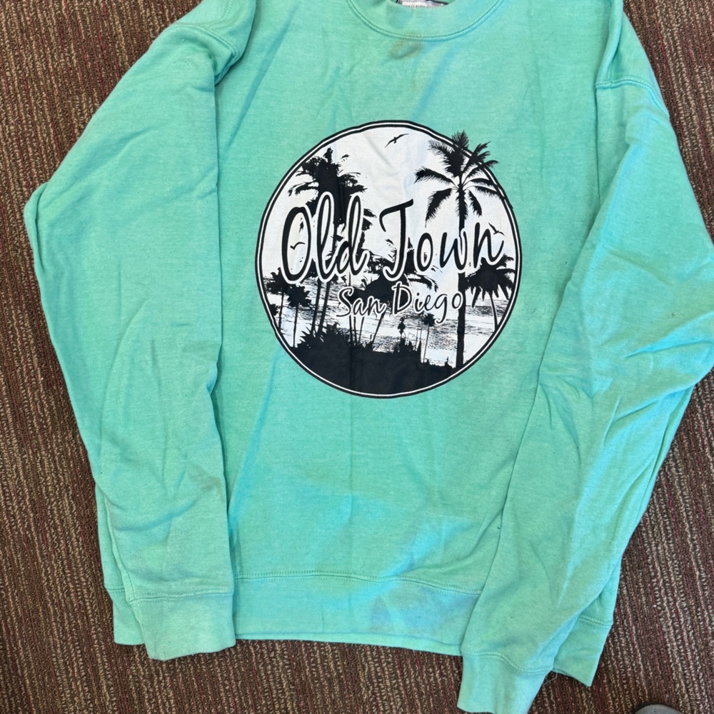 Old Town San Diego Green Sweatshirt